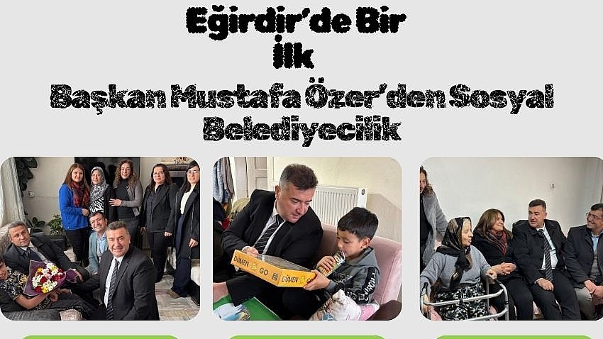 Başkan Mustafa Özer’den Sosyal Belediyecilik