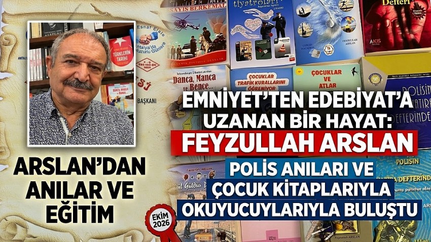 Arslan Antalya ve Alanya’da Düzenlenen Kitap Fuarına Katılacak
