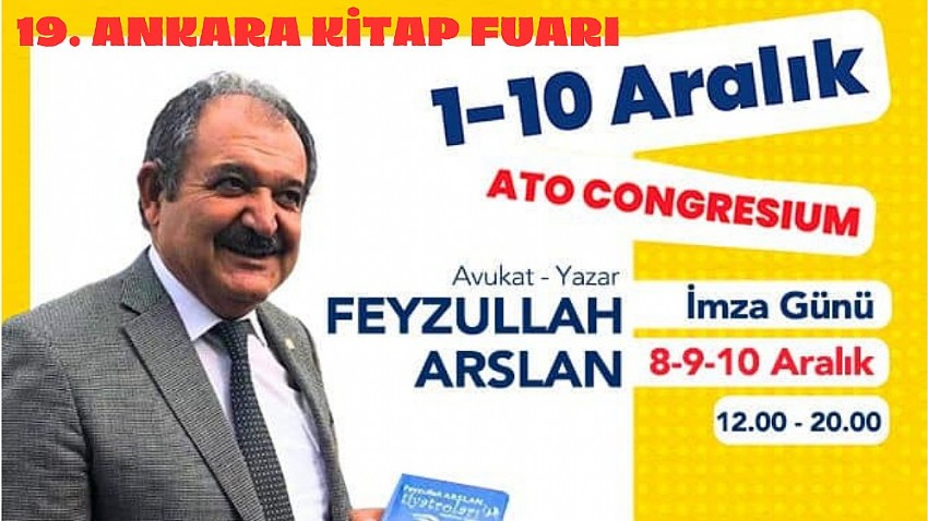 Okutan Emniyet Müdürü Feyzullah Arslan Ankara Kitap Fuarı’nda