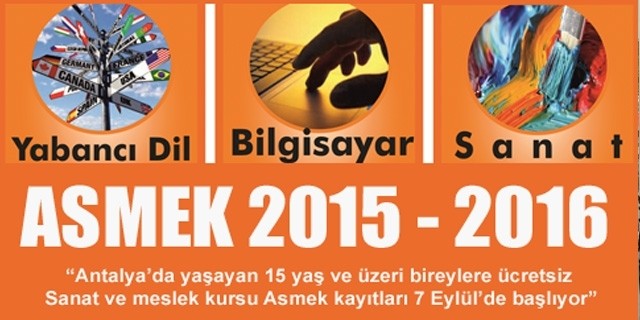 Asmek Kursları Başlıyor