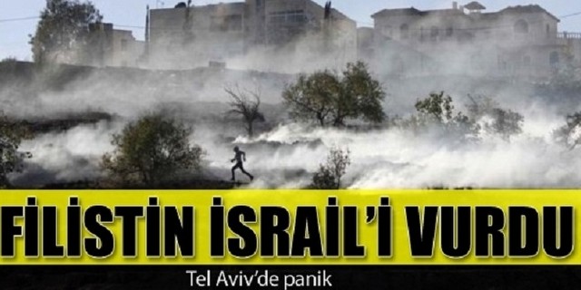 Hamas İsrail'i Tankla Vurdu