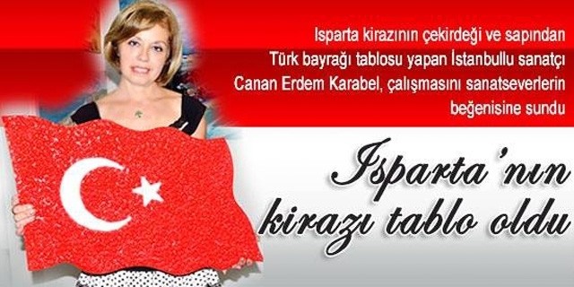 Isparta Kirazı Türk Bayrağı Oldu