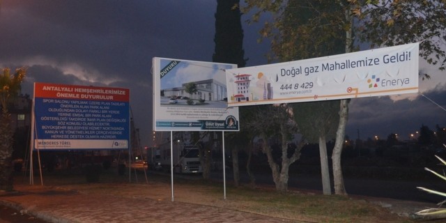 Antalya'da Tabela Düellosu