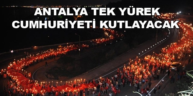 Antalya'da Görkemli Cumhuriyet Bayramı Hazırlığı