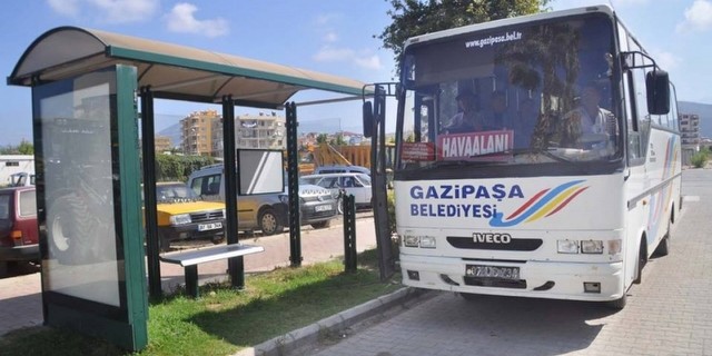 Gazipaşa-Havaalanı Otobüs Seferleri Başladı