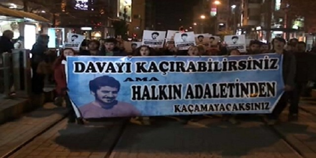 Antalya'da Ali İsmail Korkmaz Eylemi