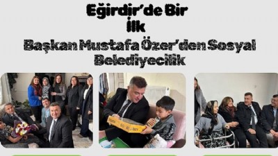 Başkan Mustafa Özer’den Sosyal Belediyecilik