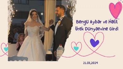 Bengü Aybar ve Halil Ürek Dünyaevine Girdi