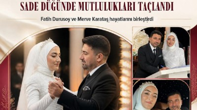 Fatih Durusoy ve Merve Karataş Dünyaevine Girdi